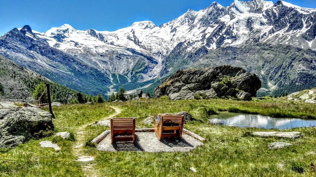 Haus Kandahar Saas-Fee Esterno foto